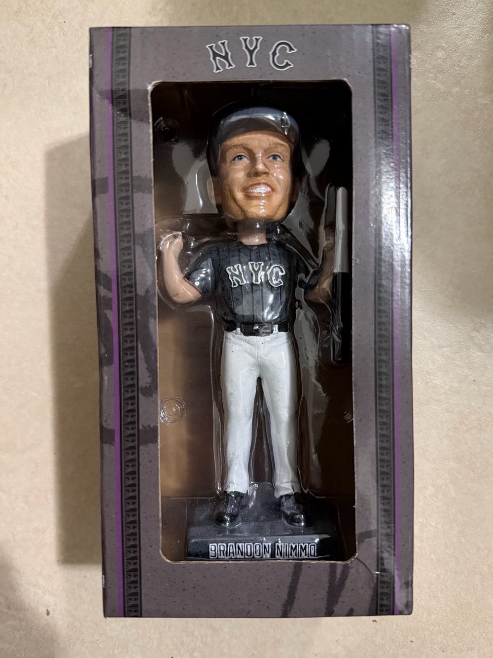 New York Mets Brandon Nimmo SGA City Connect Bobblehead ~ New